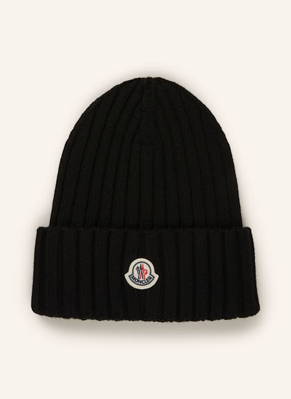 MONCLER Mütze SCHWARZ