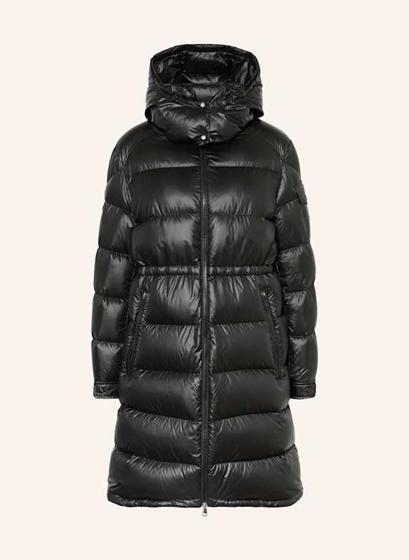 MONCLER Płaszcz puchowy MEILLON CZARNY