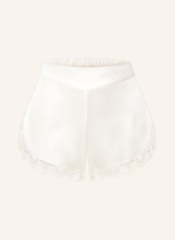 SIMONE PÉRÈLE Schlafshorts LOVE ME aus Seide ECRU