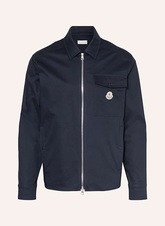 MONCLER Overjacket CAMICIA GRANATOWY