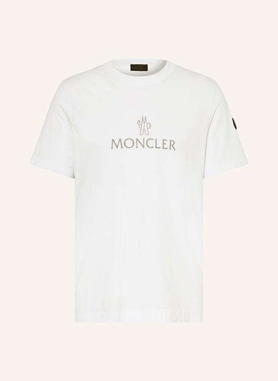 MONCLER T-Shirt WEISS/ SCHWARZ