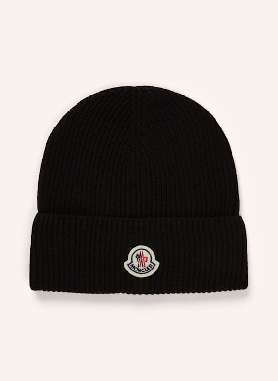 MONCLER Mütze SCHWARZ