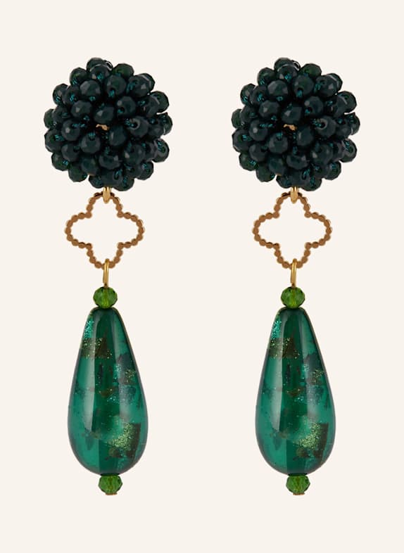 Seenberg Dangle earrings DARK GREEN