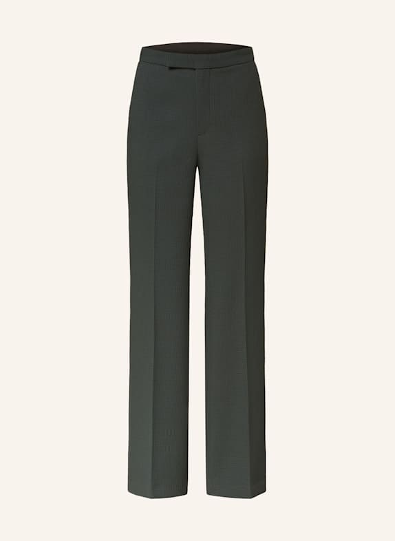 VANILIA Bootcut-Hose DUNKELGRÜN