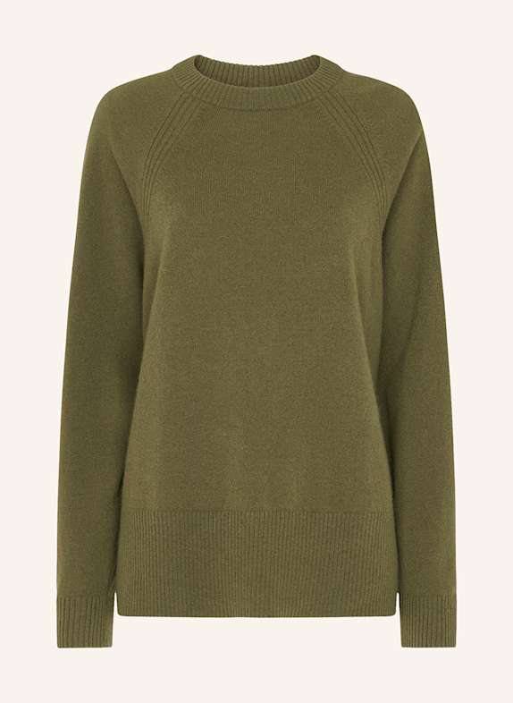 WHISTLES Cashmere-Pullover KHAKI