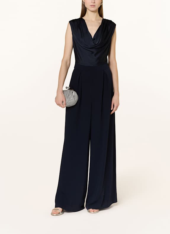 Joseph Ribkoff SIGNATURE Jumpsuit in mixed materials DARK BLUE