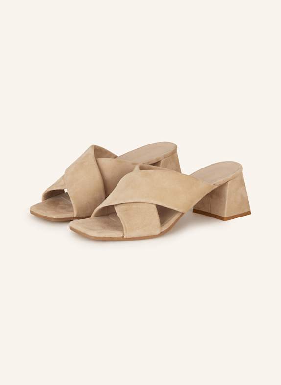 darling harbour Mules CAMEL