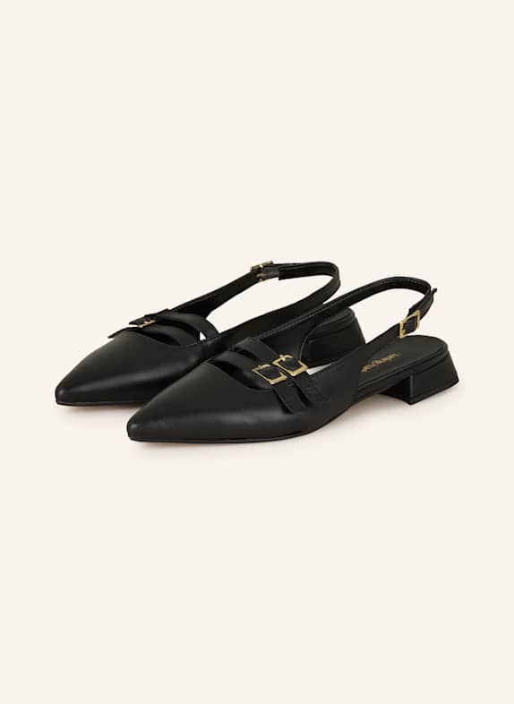 darling harbour Slingballerinas SCHWARZ