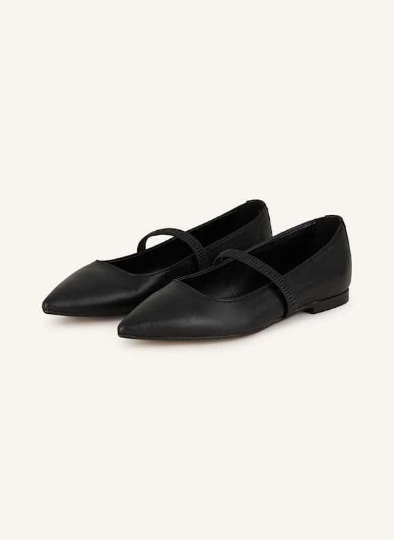 darling harbour Mary-Jane-Ballerinas SCHWARZ
