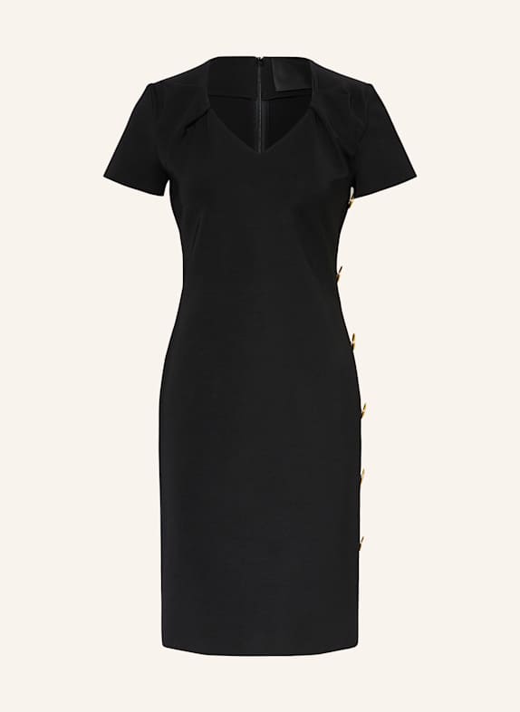 GIVENCHY Etuikleid SCHWARZ/ GOLD