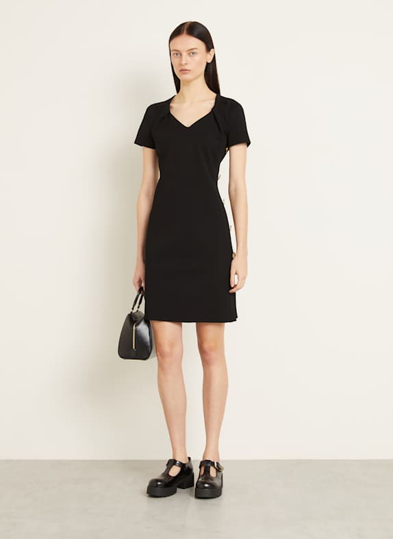 GIVENCHY Etuikleid SCHWARZ / GOLD