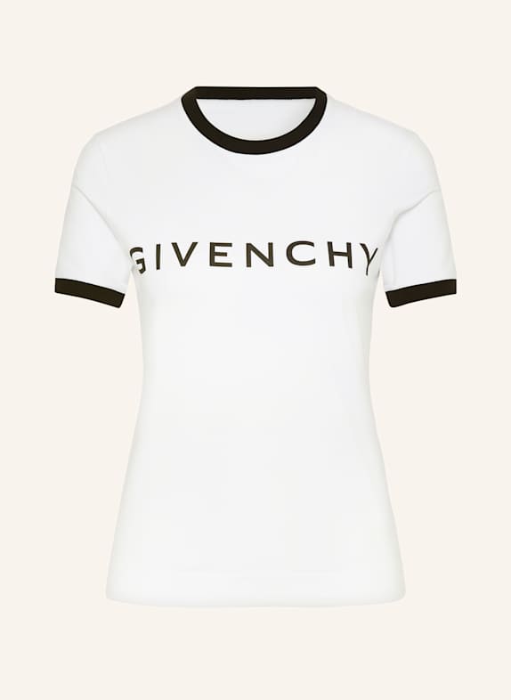 GIVENCHY T-Shirt WEISS/ SCHWARZ
