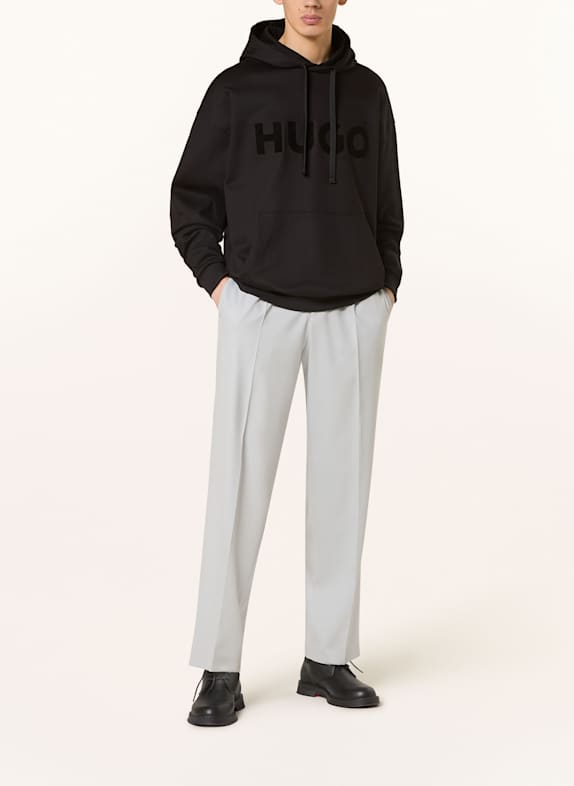 HUGO Bluza z kapturem DITCHLE CZARNY
