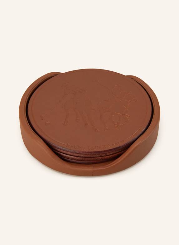 RALPH LAUREN HOME 4er-Set Untersetzer BRAUN