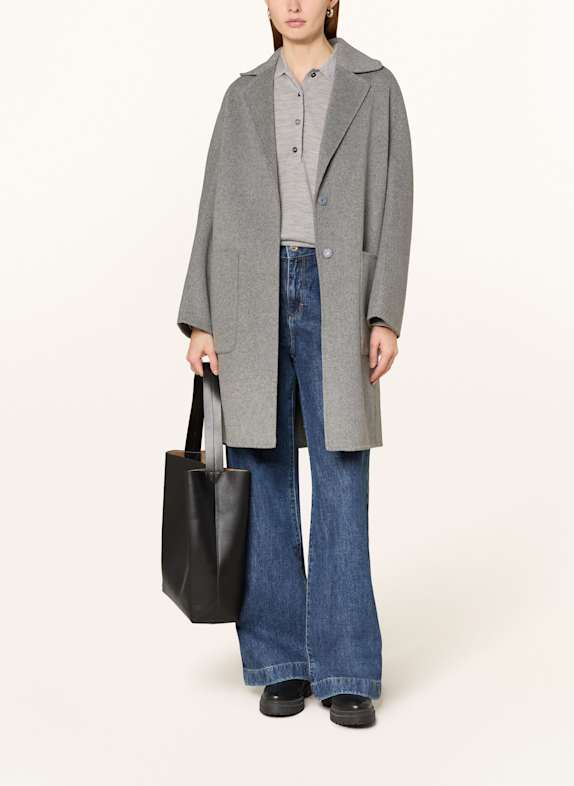 WHISTLES Wollmantel CASSIE GRAU