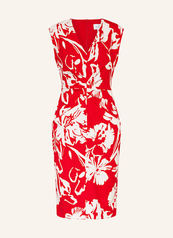 Joseph Ribkoff Etuikleid ROT/ CREME