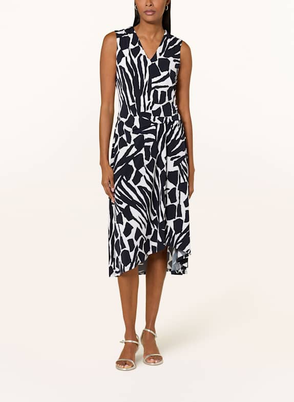 Joseph Ribkoff Jerseykleid WEISS/ DUNKELBLAU