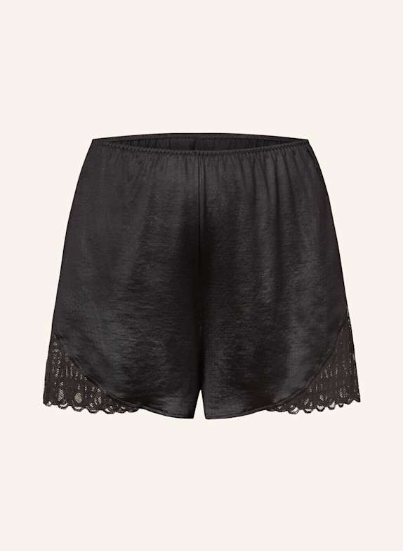 mey Schlafshorts Serie FRENCH KNICKER SCHWARZ
