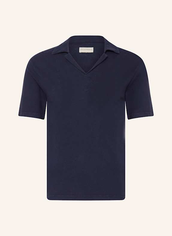 Officine Générale Jersey-Poloshirt SIMON DUNKELBLAU