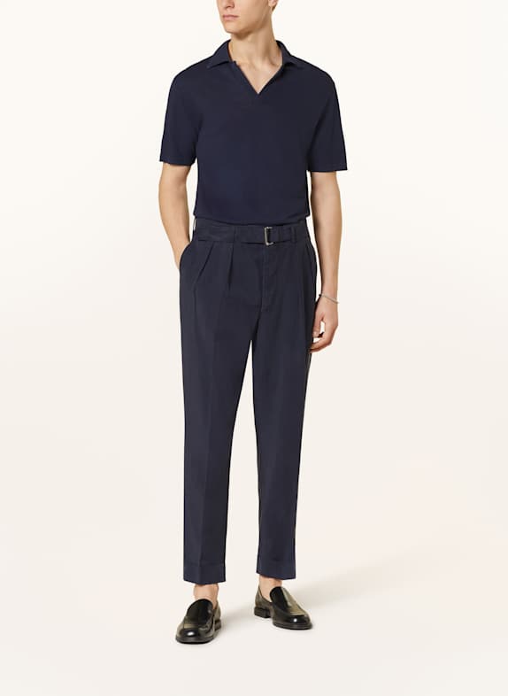 Officine Générale SIMON jersey polo shirt DARK BLUE