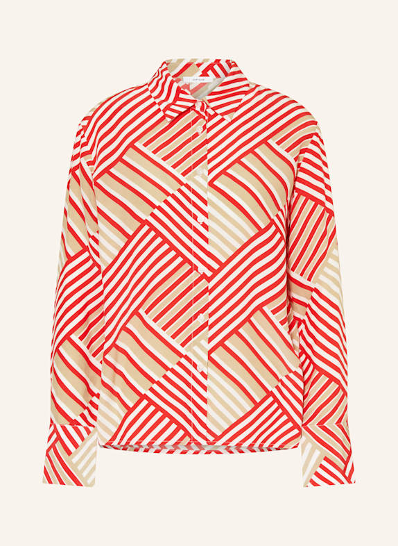 OPUS Hemdbluse FILONA ROT/ WEISS/ BEIGE
