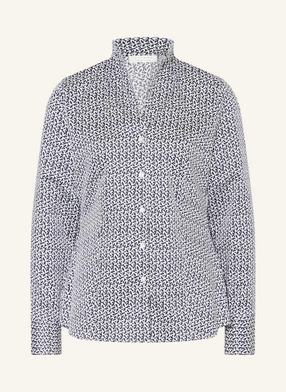 ETERNA Blouse DARK BLUE/ WHITE