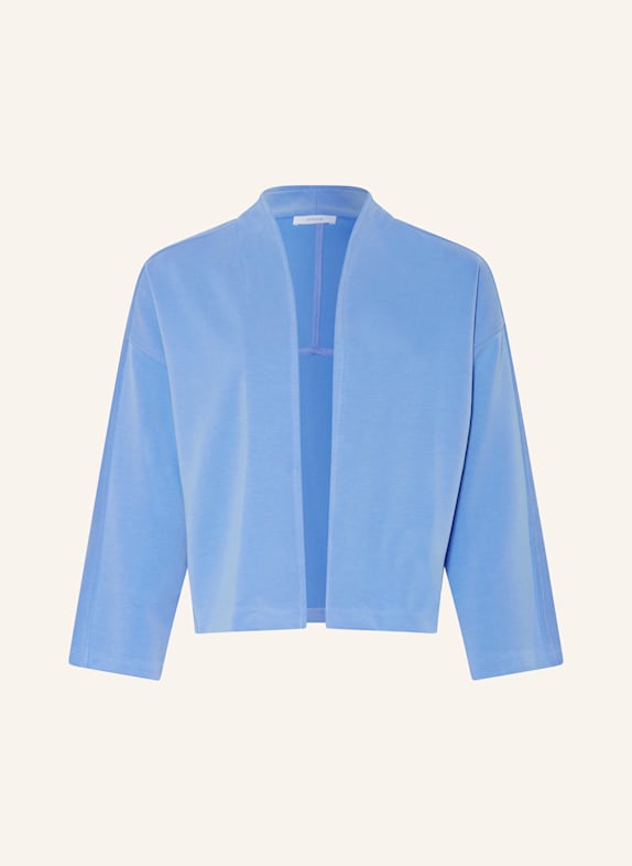 OPUS Sweatjacke JEKONA mit 3/4-Arm HELLBLAU