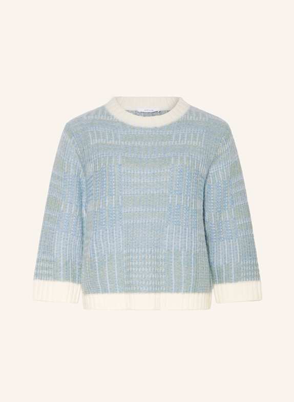 OPUS Pullover PUTZI HELLBLAU/ ECRU/ HELLGRÜN