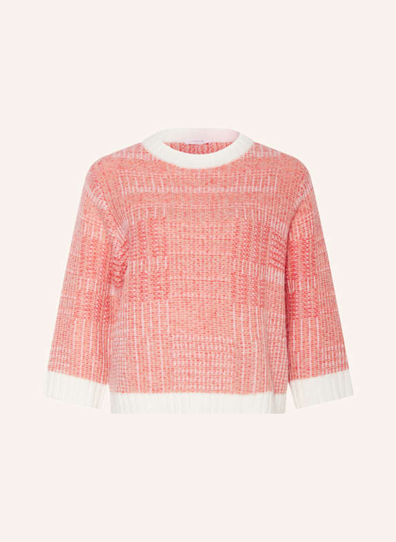 OPUS Pullover PUTZI ROT/ ECRU