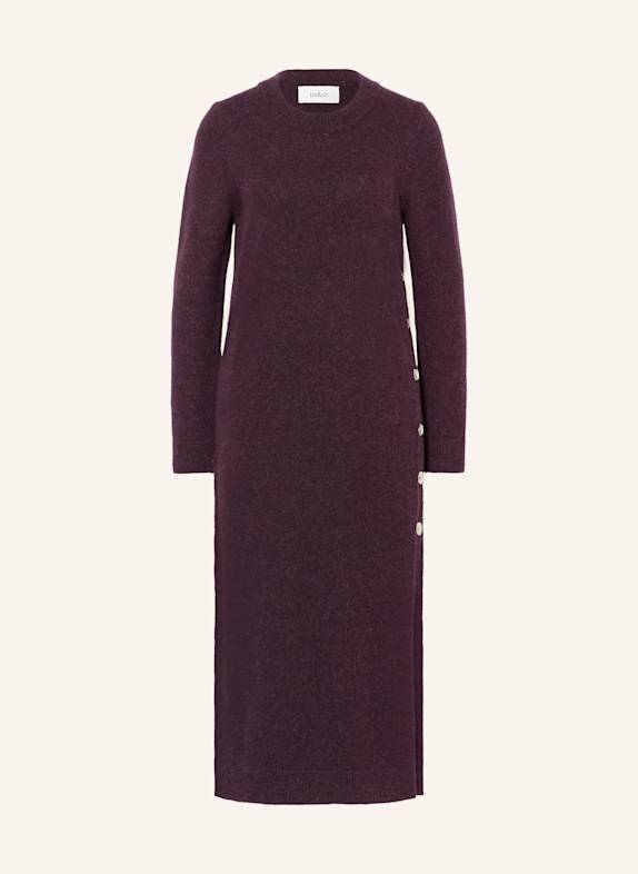 ba&sh Kleid DOREE mit Alpaka DUNKELLILA