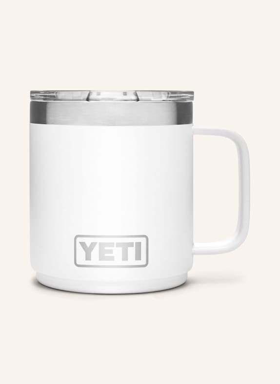 YETI Thermos mug RAMBLER® WHITE/ SILVER