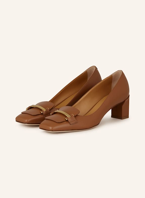 TOD'S Pumps COGNAC