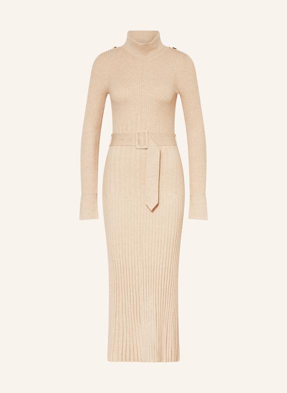 REISS Strickkleid HELLBRAUN