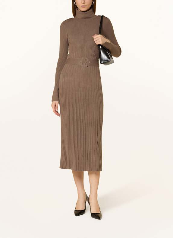 REISS Sukienki koszulowe WEEKEND Max Mara BRĄZOWY