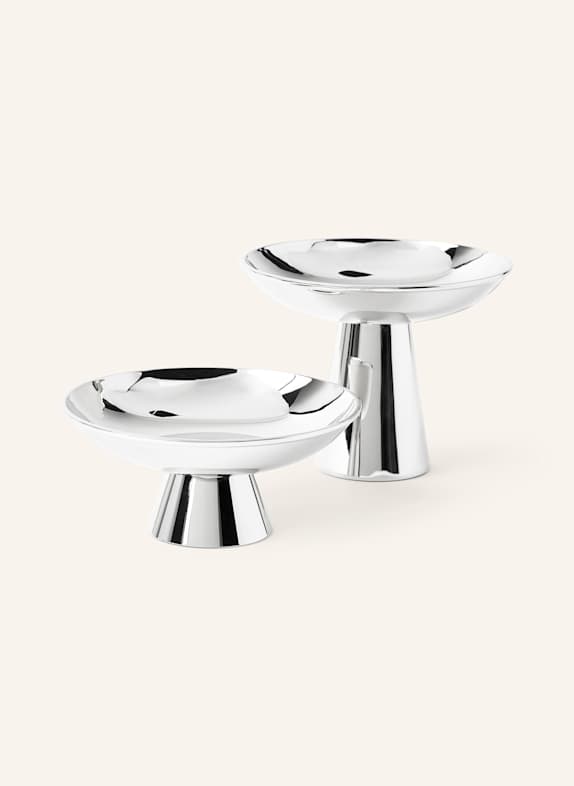 Westwing Collection Lot de 2 bols CELONA ARGENT