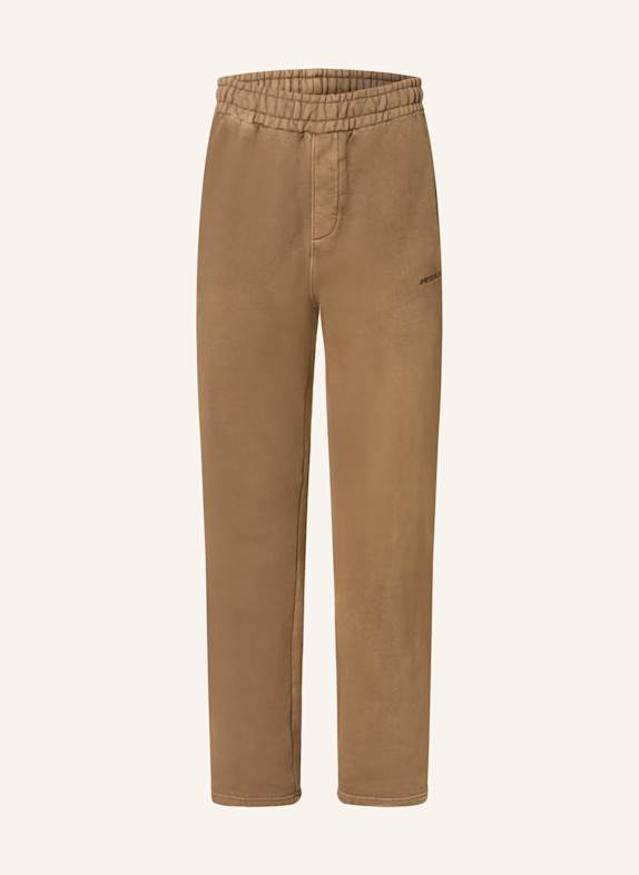 PEGADOR Sweatpants LOGO DUNKELBRAUN