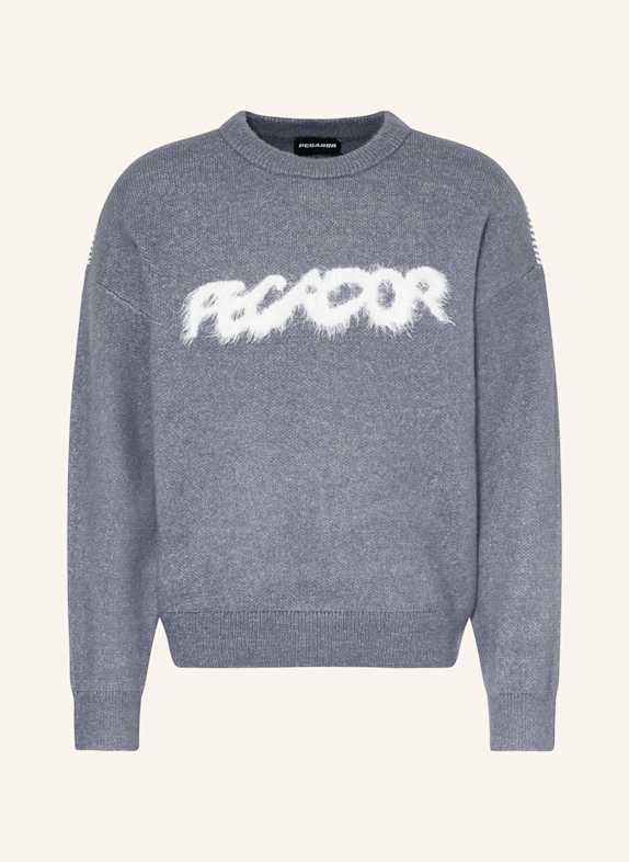 PEGADOR Pullover TRIPOLE BLAUGRAU/ ECRU