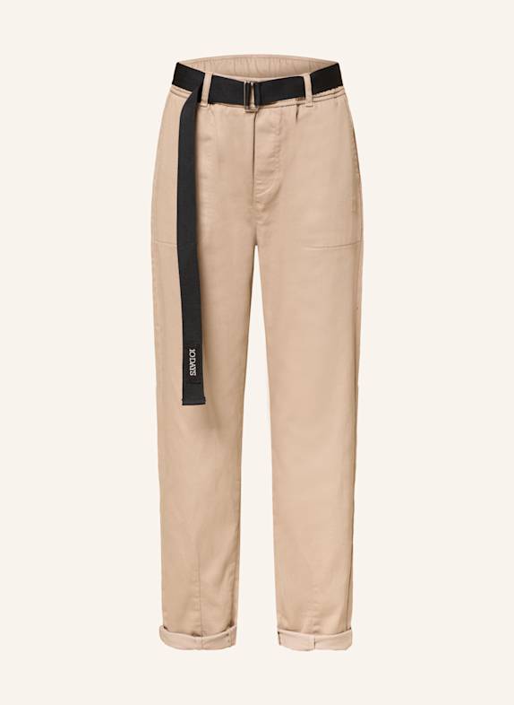 10DAYS Hose im Jogging-Stil BEIGE