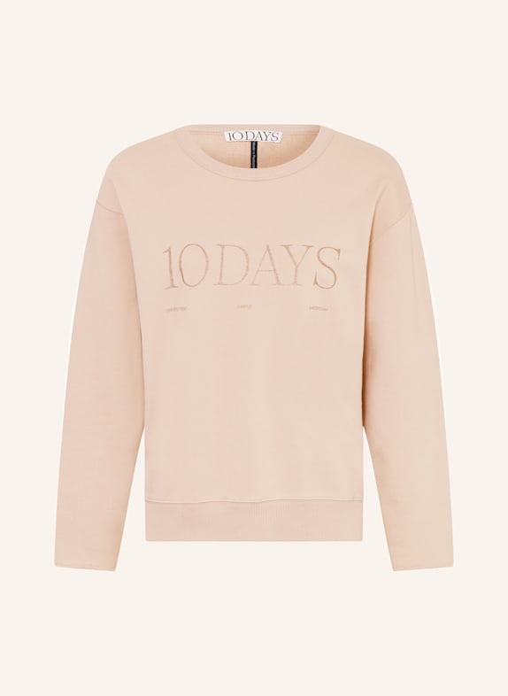 10DAYS Sweatshirt HELLBRAUN