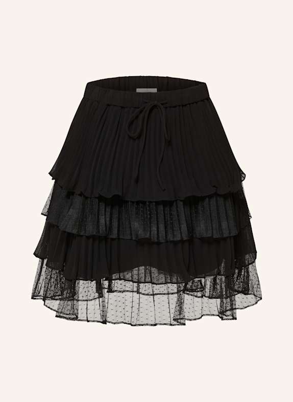 CLAUDIE PIERLOT Plisseerock SCHWARZ