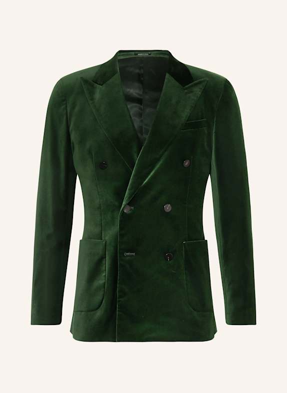 REISS Smoking-Sakko Slim Fit aus Samt DUNKELGRÜN