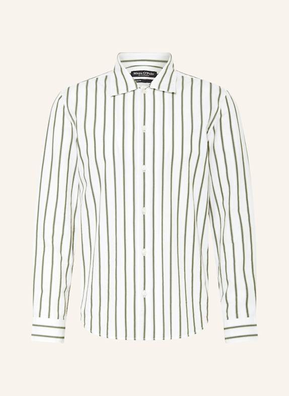 Marc O'Polo Koszula regular fit ECRU/ ZIELONY