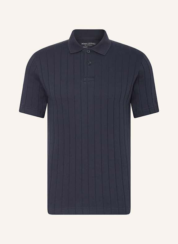 Marc O'Polo Strick-Poloshirt DUNKELBLAU