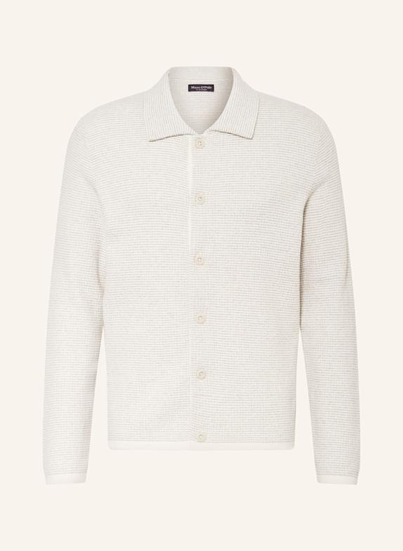 Marc O'Polo Strick-Overshirt ECRU/ GRAU