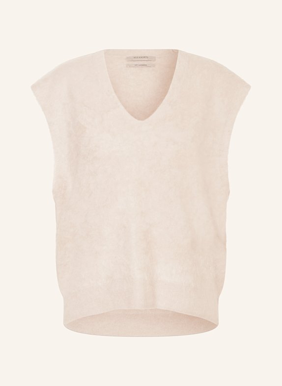 ALLSAINTS Top REBEL TANK aus Cashmere NUDE