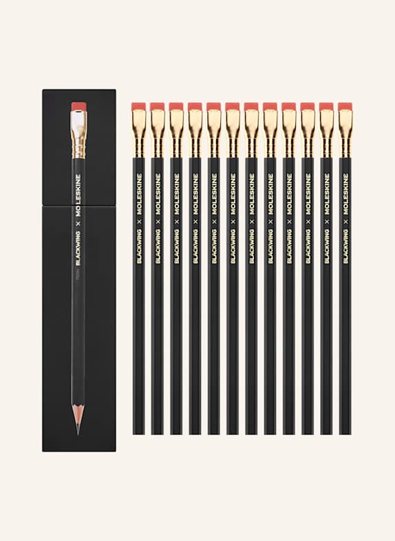 MOLESKINE 12er-Set Graphitstifte SCHWARZ