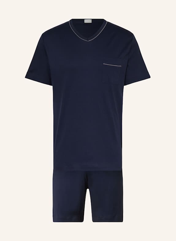 mey Shorty-Schlafanzug Serie PURE NIGHT DUNKELBLAU