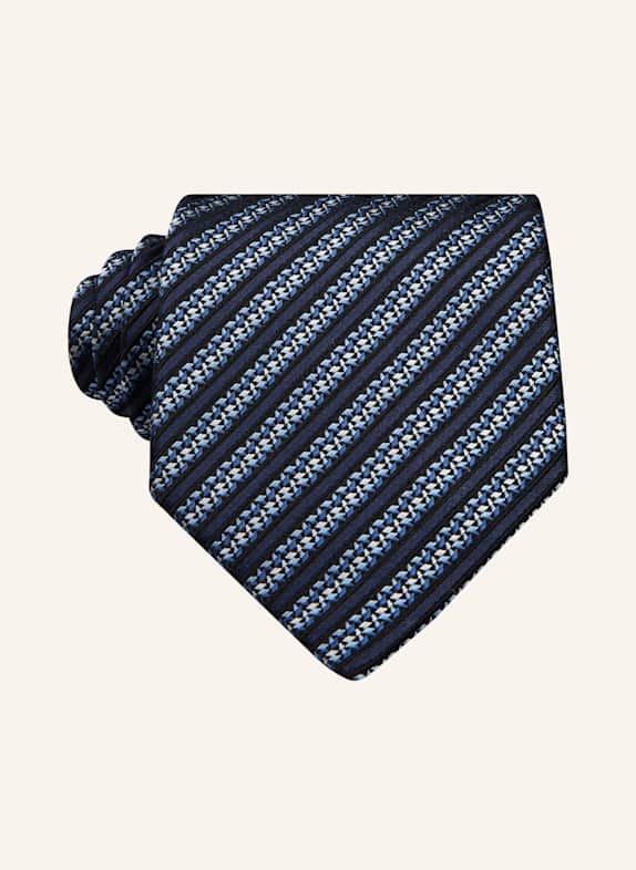 ZEGNA Krawatte DUNKELBLAU/ BLAU