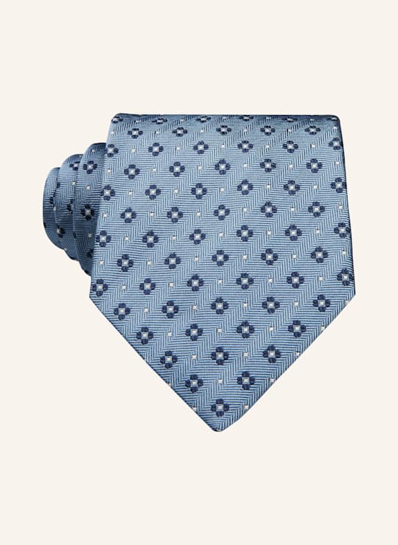 ZEGNA Krawatte HELLBLAU/ BLAU