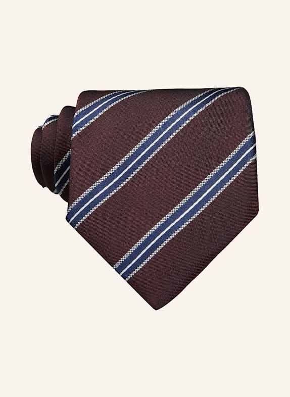 ZEGNA Krawatte DUNKELROT/ DUNKELBLAU